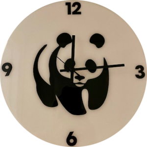 round Panda clock