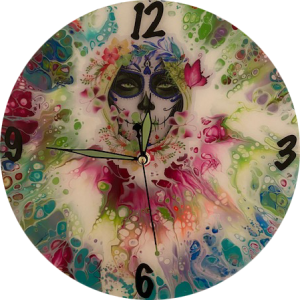 day of the dead clock