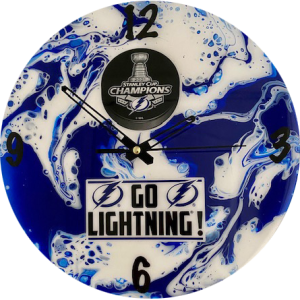 Tampa Bay Lightning Clock