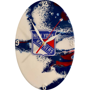 New York Rangers Oval Clock